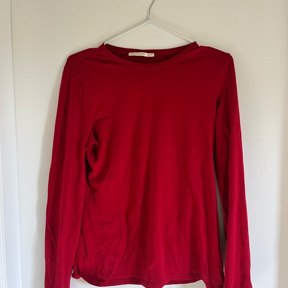Smart Set Red Long Sleeve Tee - Picture 2 of 5